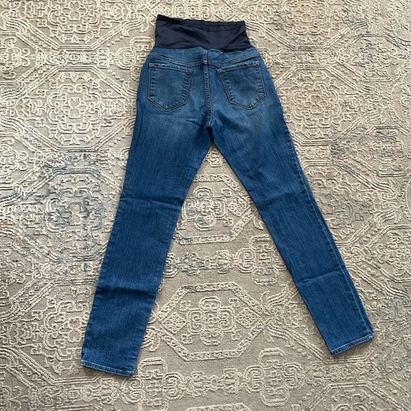 Old Navy Maternity Full Panel Skinny Jeans Size 6 Regular - Picture 2 of 4